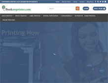 Tablet Screenshot of bookmyprinter.com